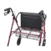Drive Medical Go-Lite Bariatric Steel Rollator with 8" Wheels - Image 6